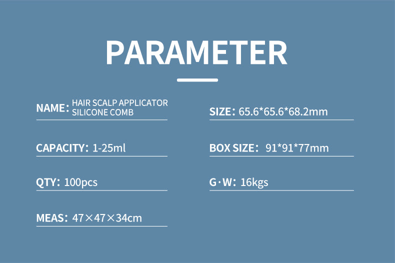 ULK-H01 Scalp Applicator Liquid Comb for Medicine Hair Scalp Treatment
