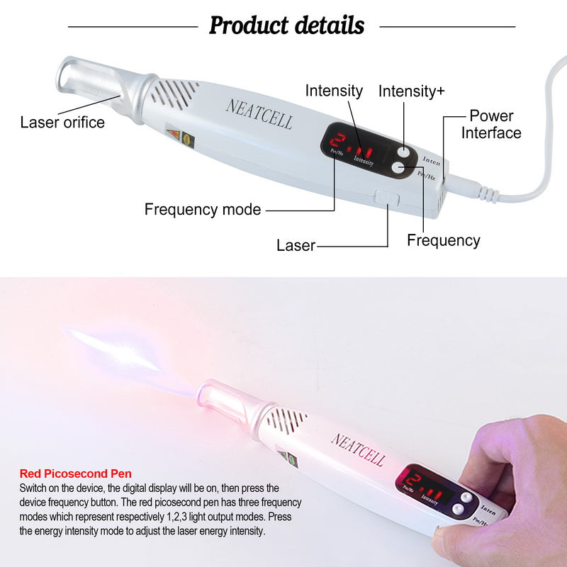ULK-S10 Laser Pen Freckle Removal DarkSpot Remover Blue&Red Light