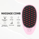 ULK-H02 Portable Hair Growth Care Massage Electric Wireless Infrared Ray Massage Comb