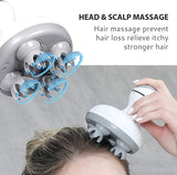 ULK-H03 Electric Massager Body Massager Health Care Relax Soft Silicone Massageador Head Scalp Massage